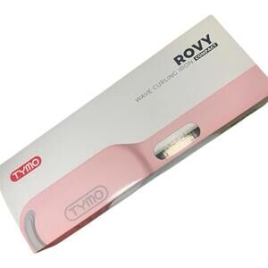 TYMO ROVY COMPACT Wave Curling Iron & Hair Crimper 1 inch Pink New Open Box